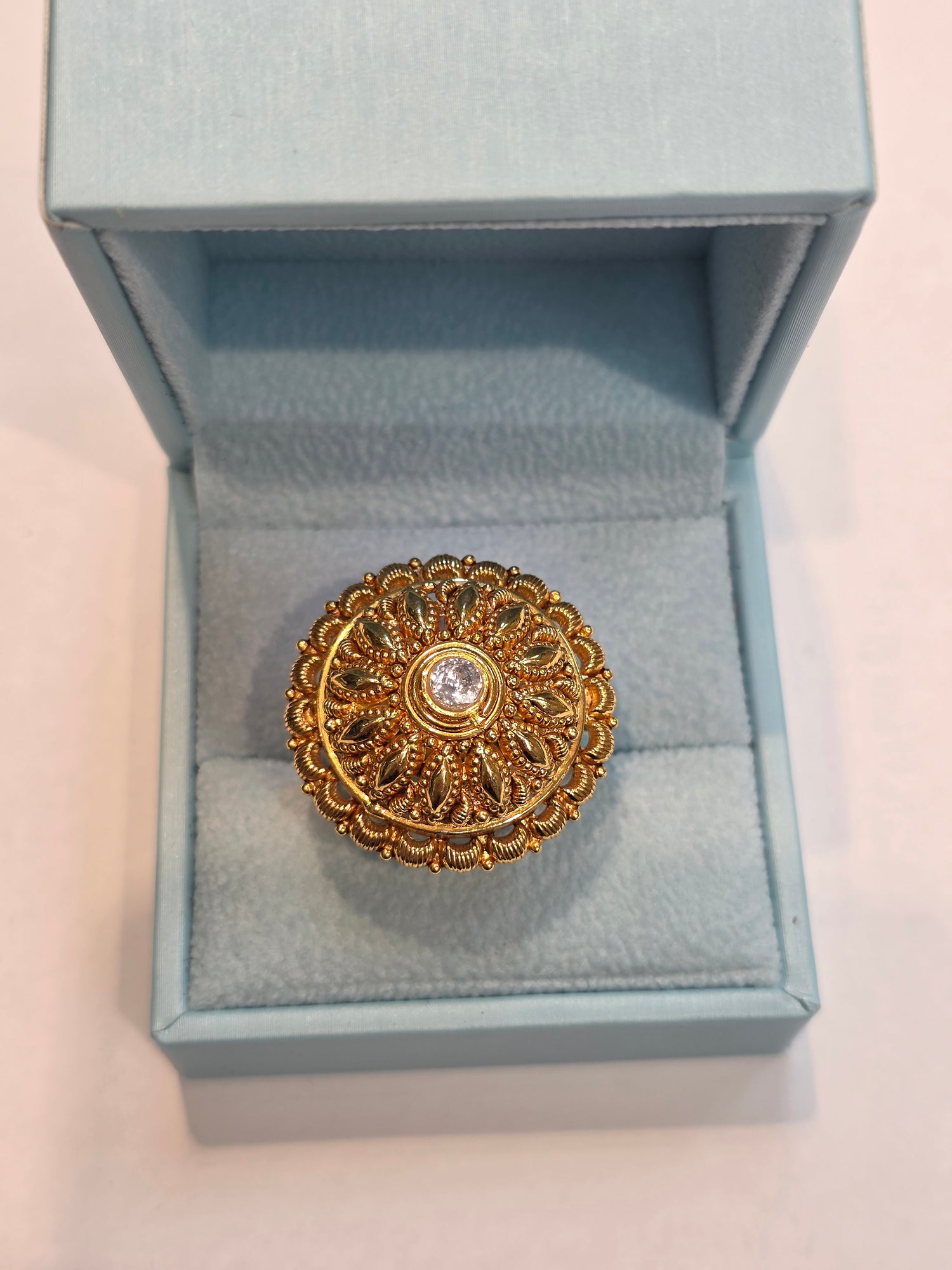 GOLD PLATED RING ADJUSTABLE