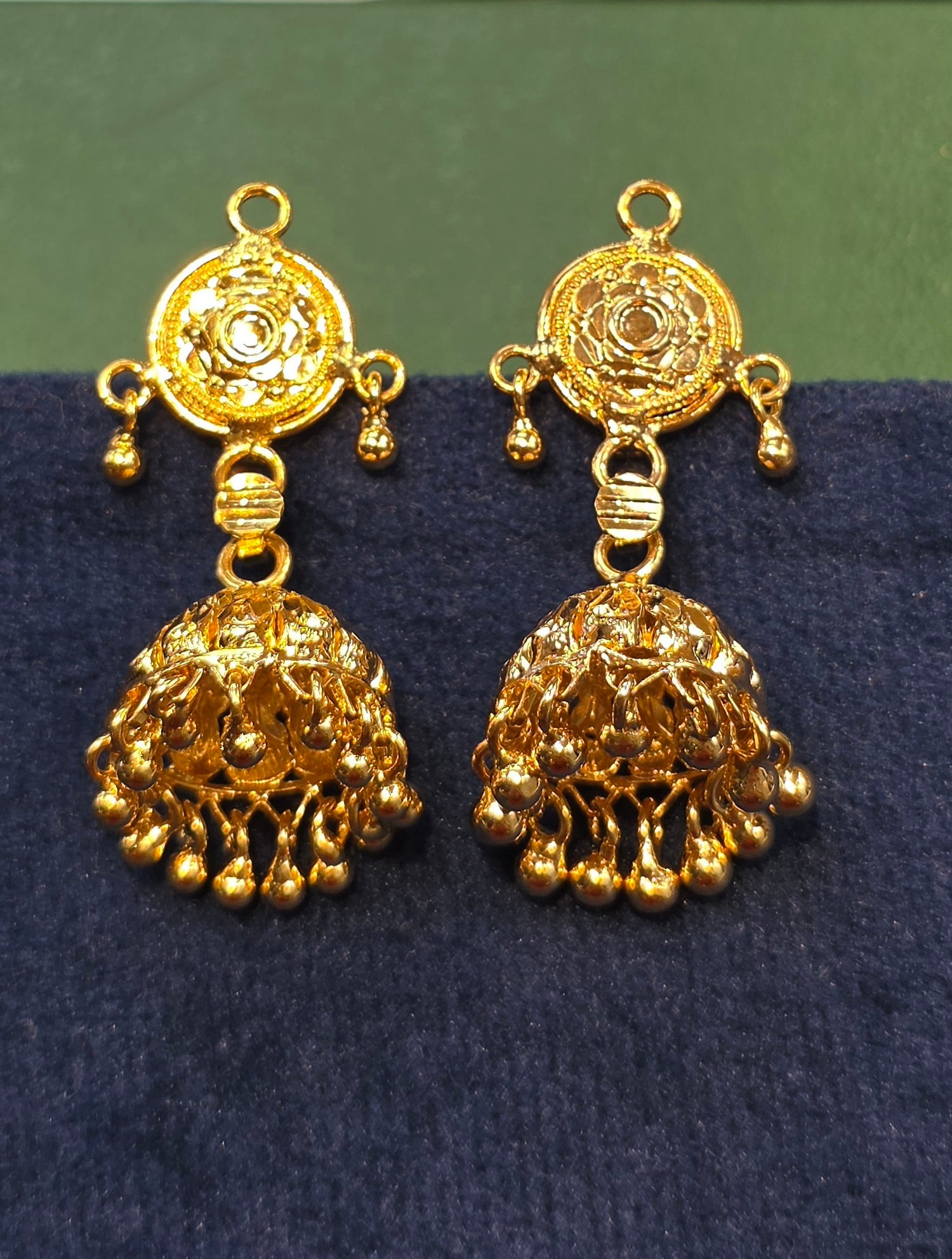GOLD PLATED SILVER JHUMKI