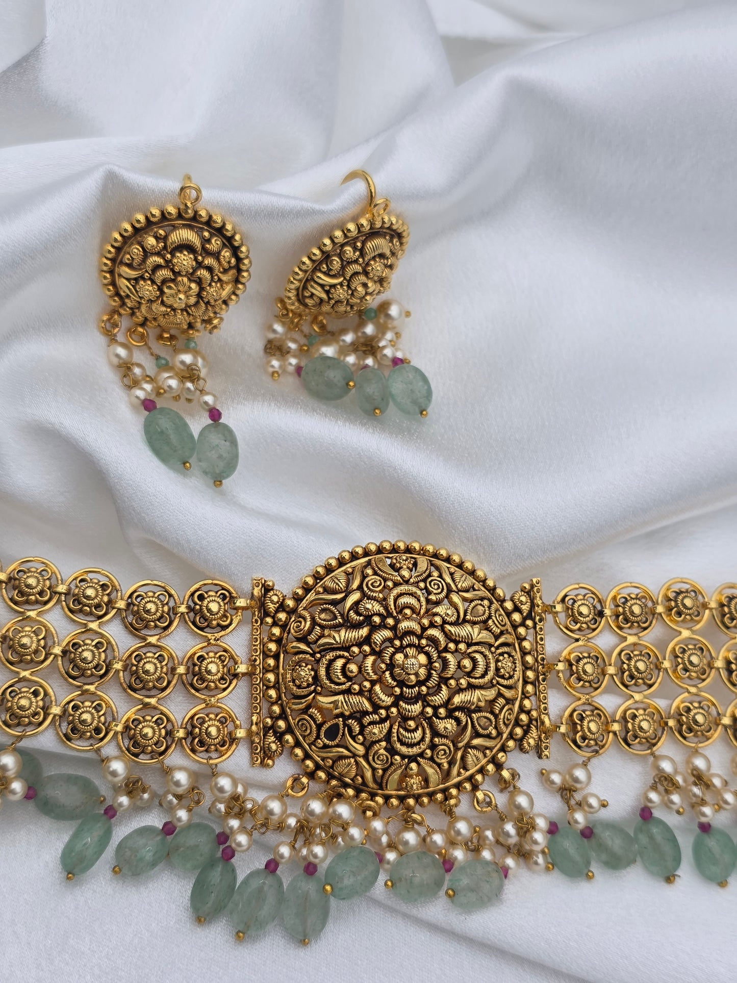 GOLD PLATED SILVER SET GPI134