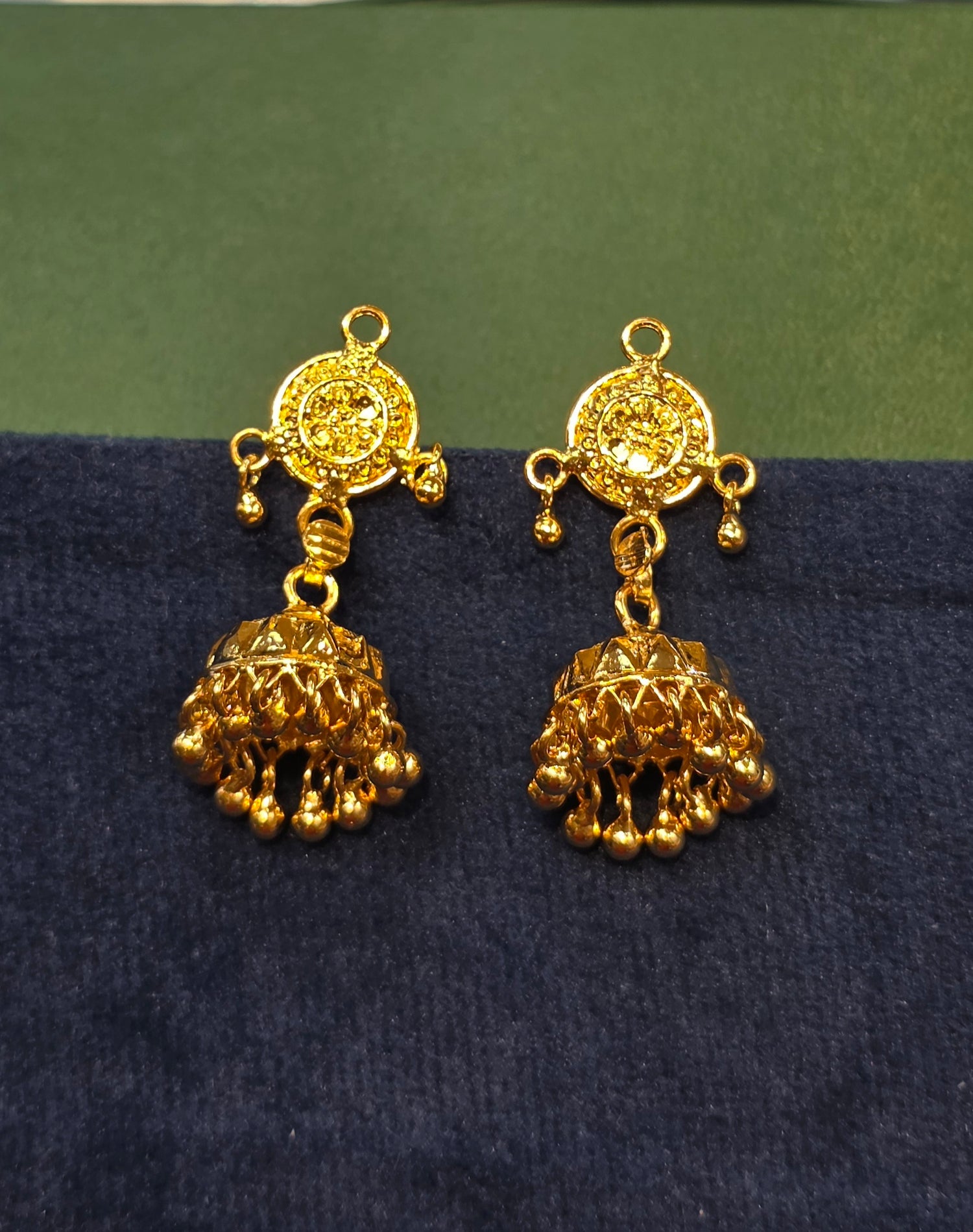 GOLD PLATED SILVER JHUMKI