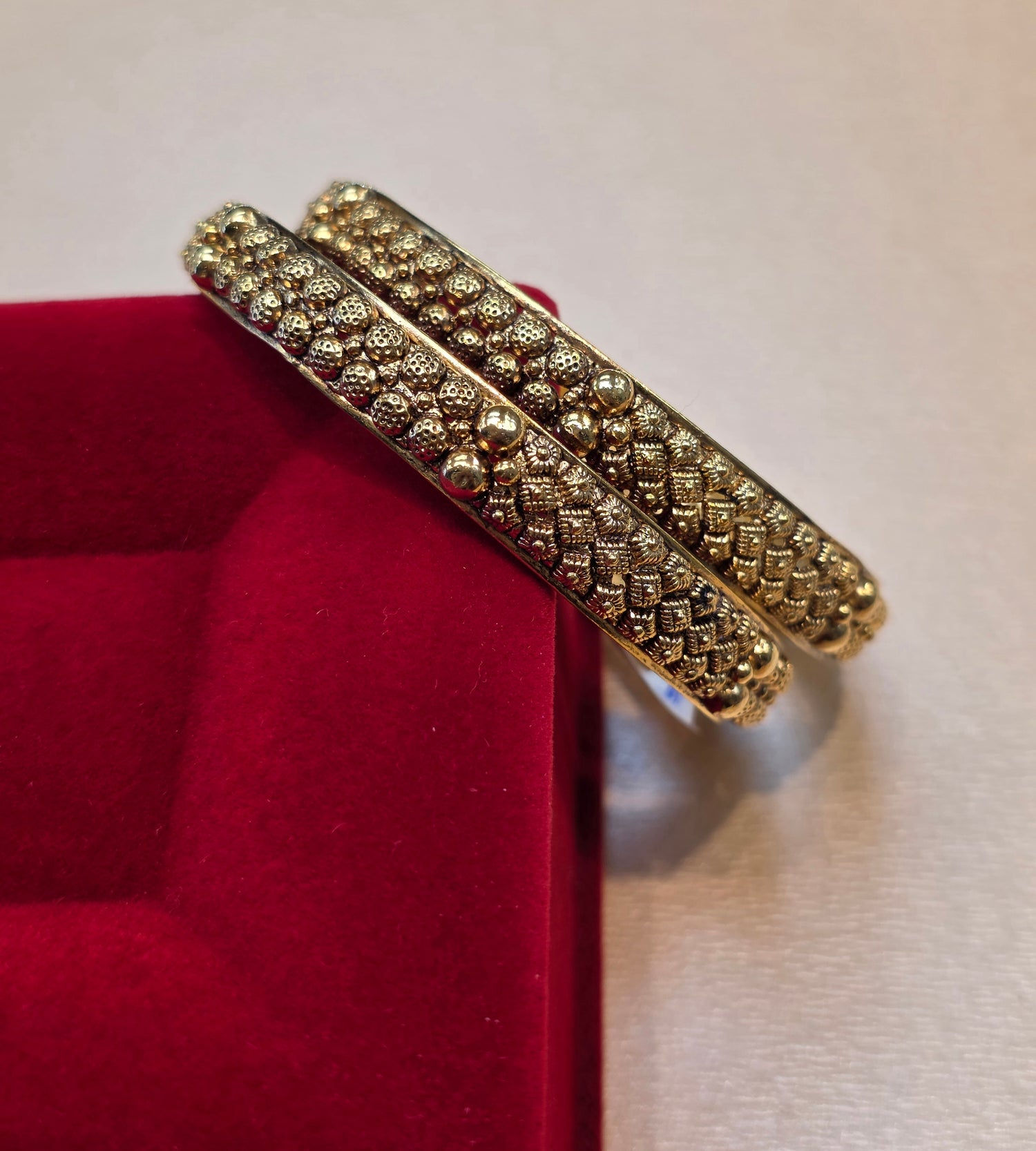 GOLD PLATED BANGLES SIZE 2.3 BG004