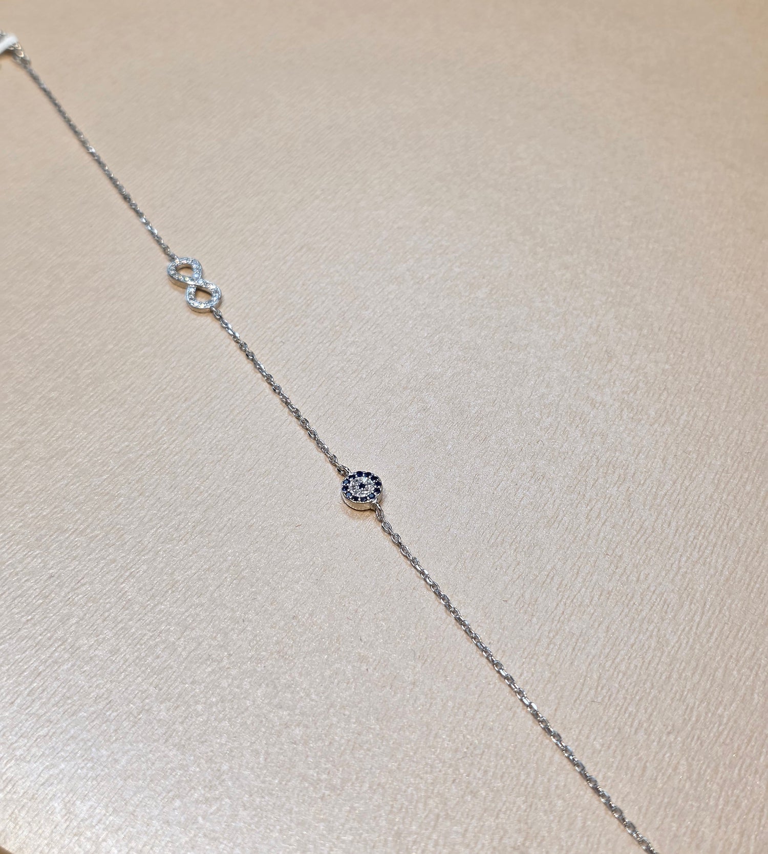 SILVER SINGLE ANKLET SA087