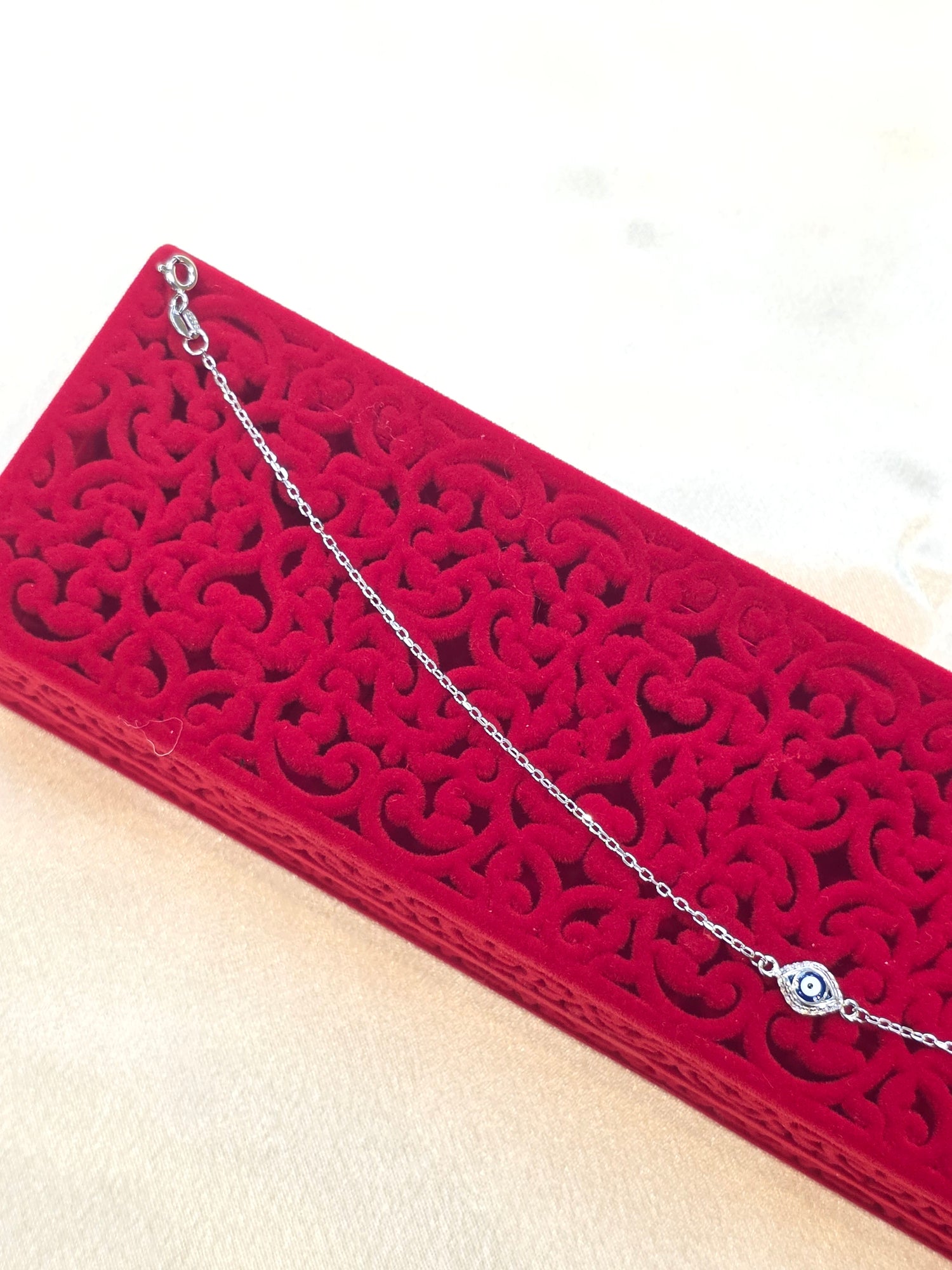 SILVER SINGLE ANKLET SA025