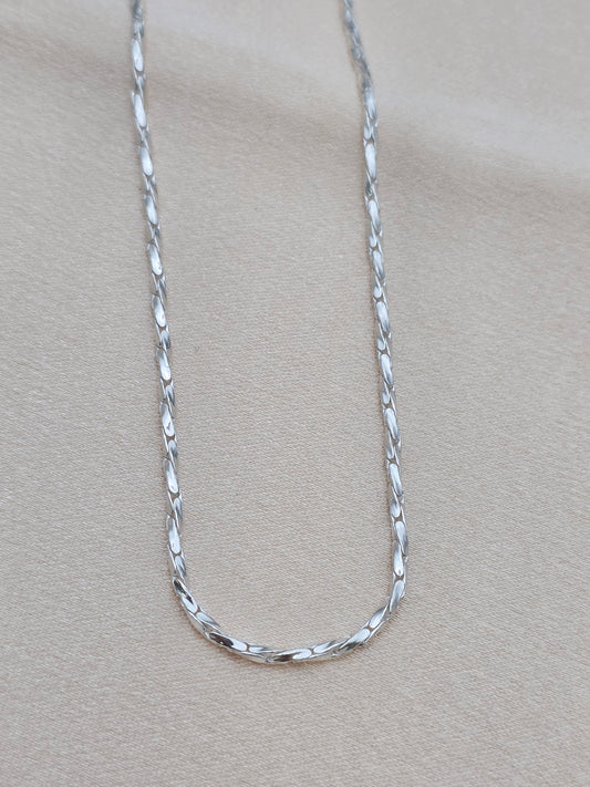 SILVER CHAIN 18 INCH LC072