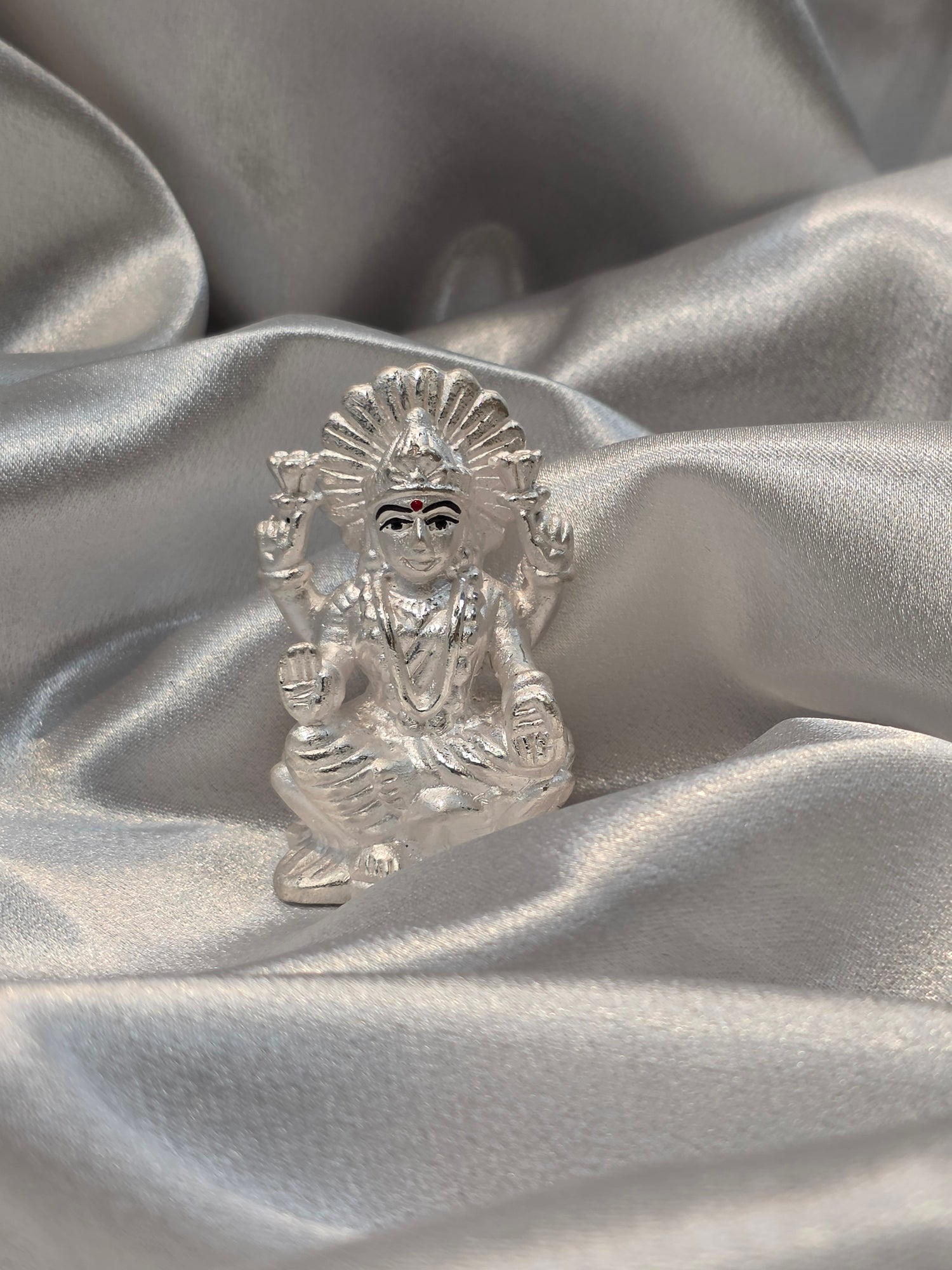 PURE SILVER LAKSHMI JI IDOL AC316