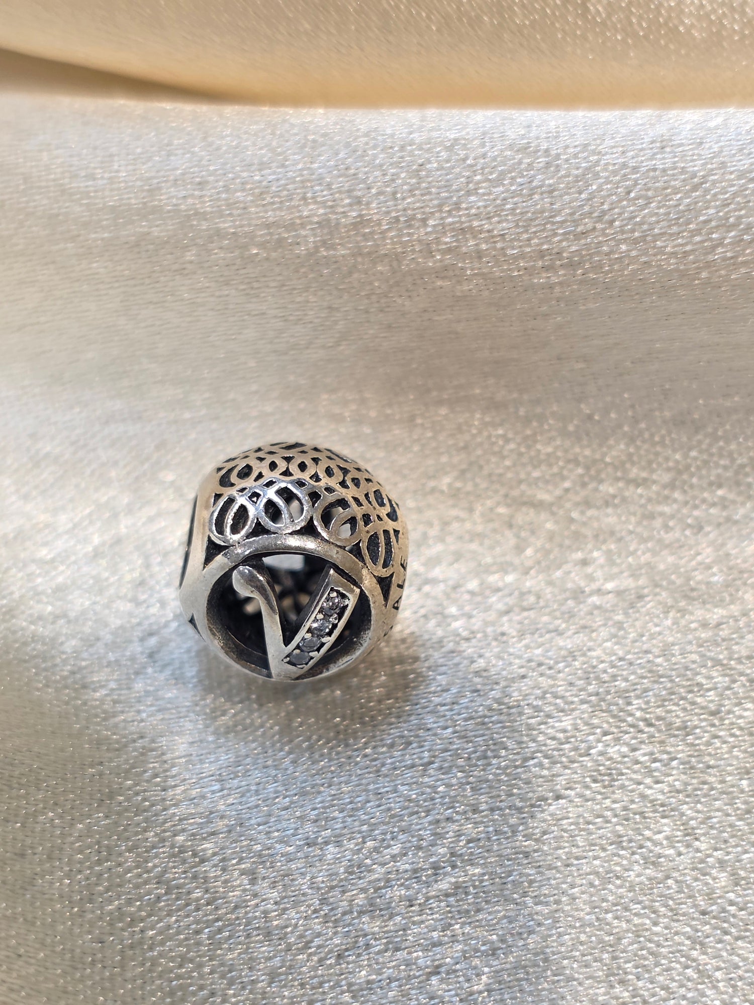 PANDORA ALPHABET V CHARM PC366
