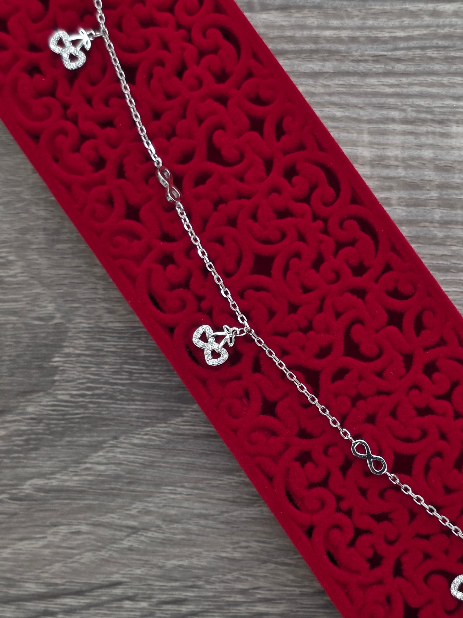 SILVER SINGLE ANKLET SA172