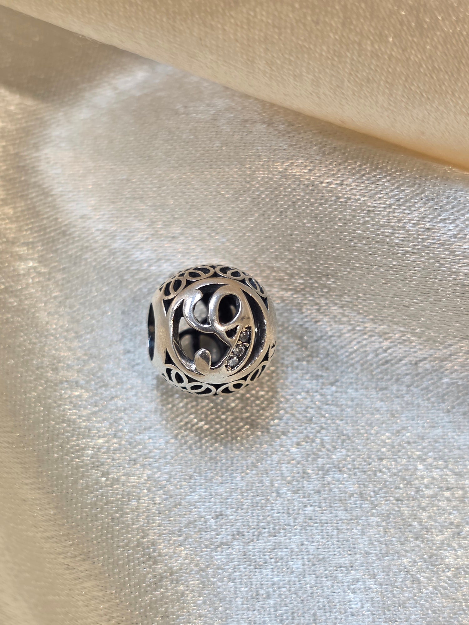 PANDORA ALPHABET G CHARM PC352