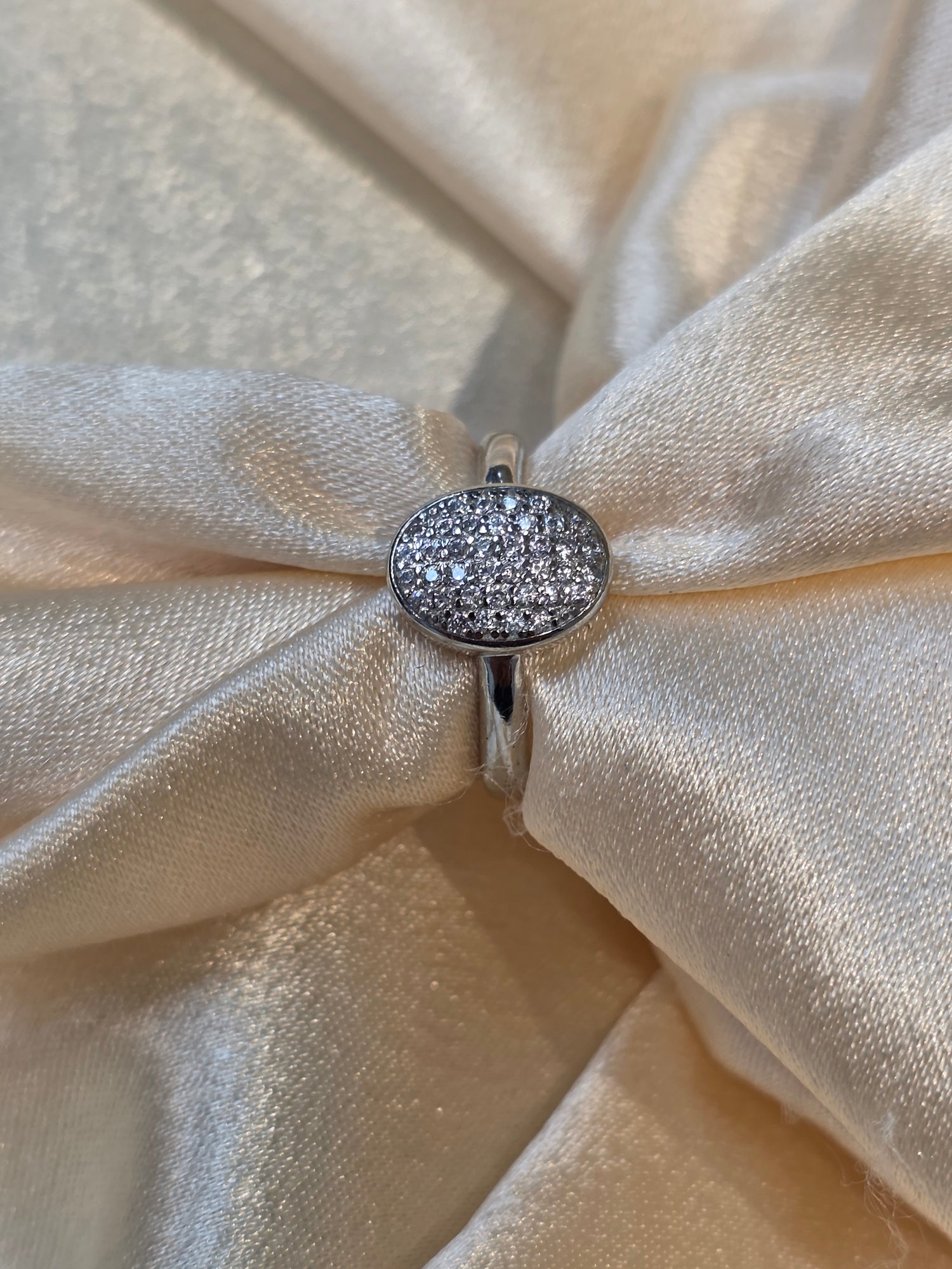 SILVER RING SIZE 6 GR676