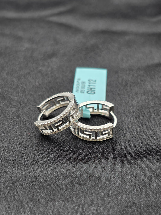SILVER HOOPS GH113