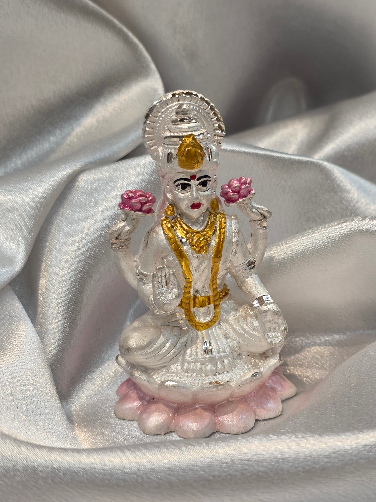 PURE SILVER LAKSHMI JI IDOL AC317
