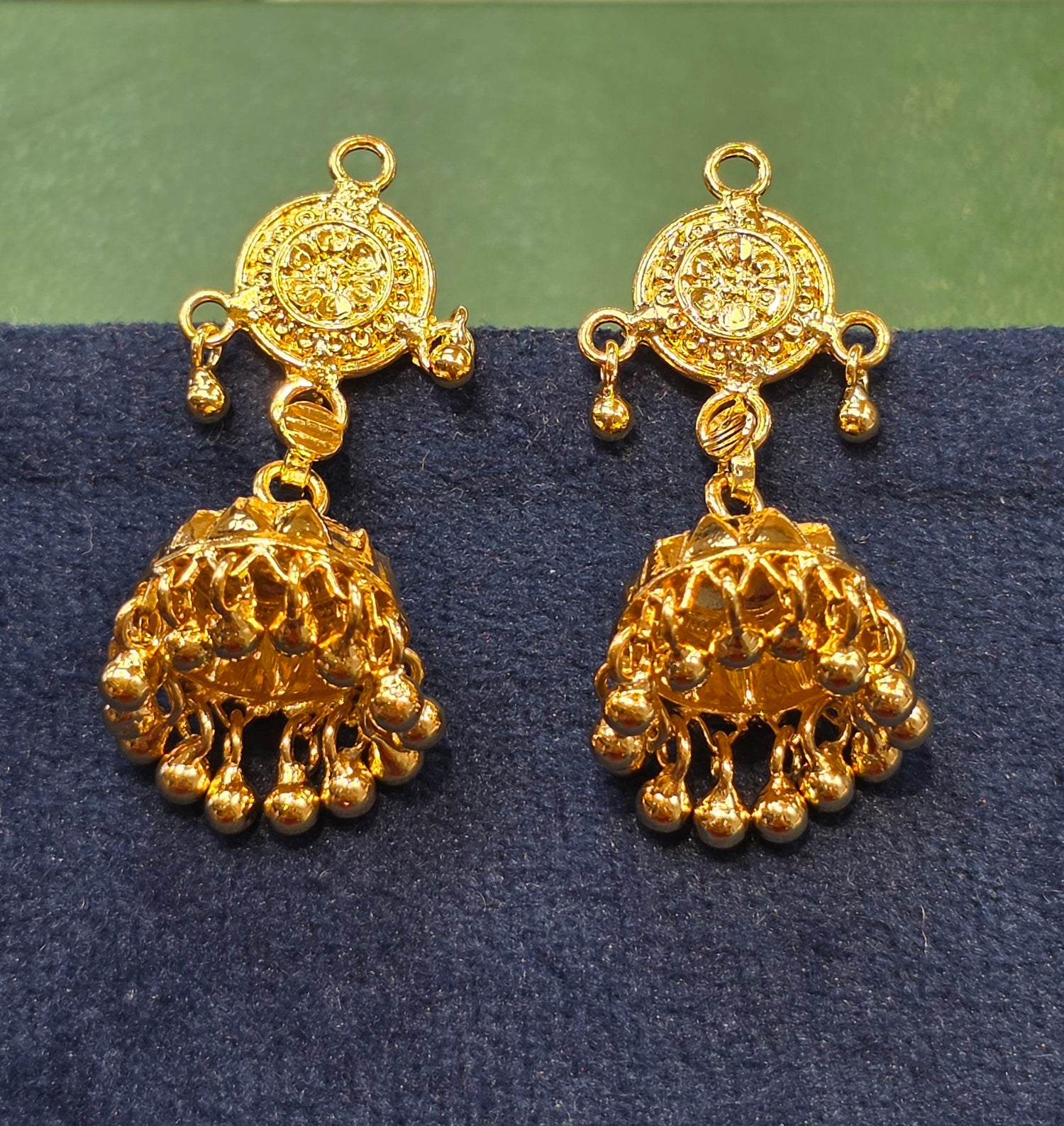 GOLD PLATED SILVER JHUMKI