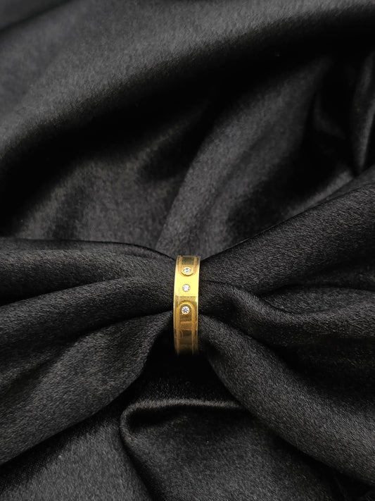 GOLDPLATED BAND SIZE 9 GR490