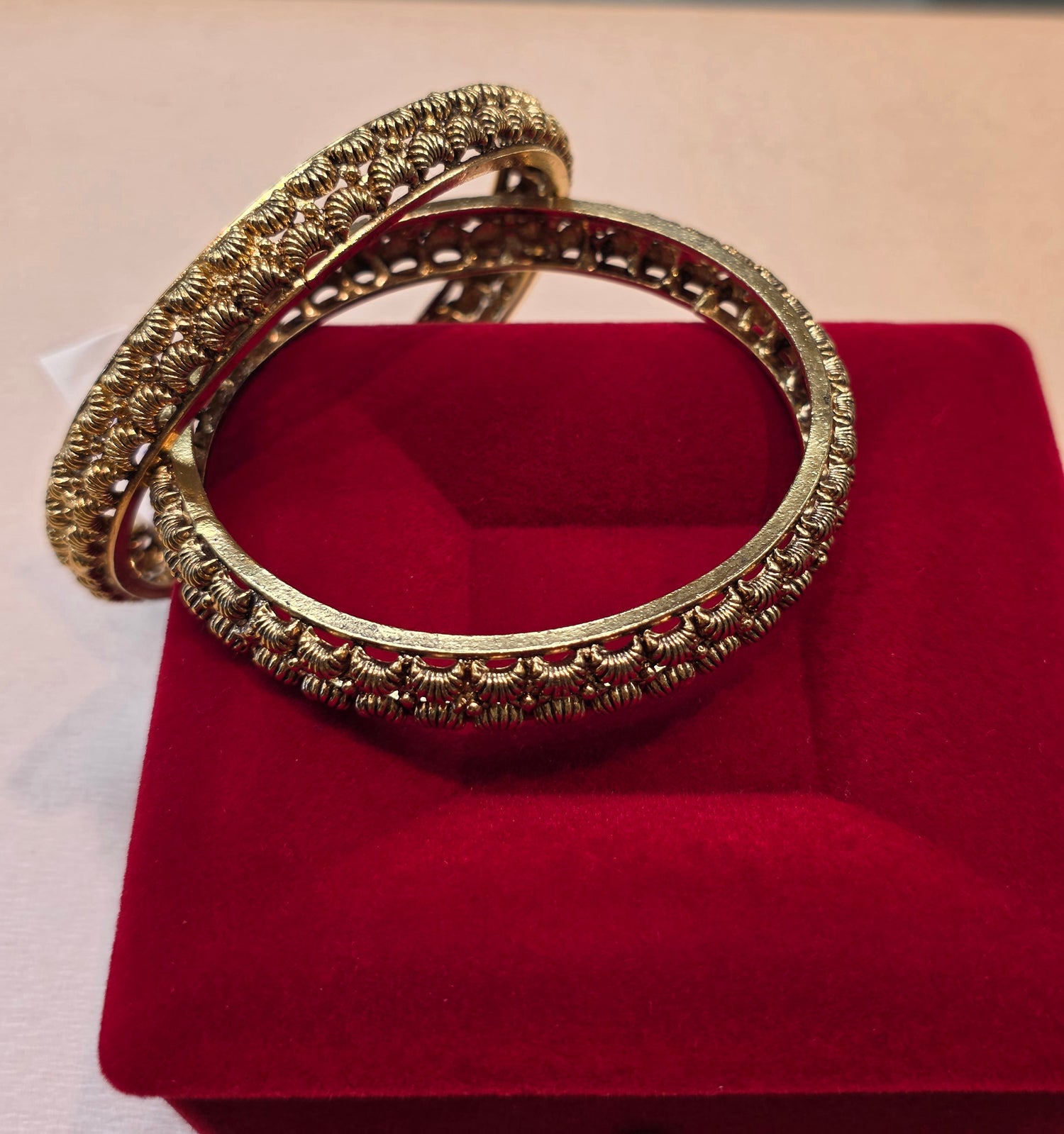 GOLD PLATED BANGLES SIZE 2.3  BG010