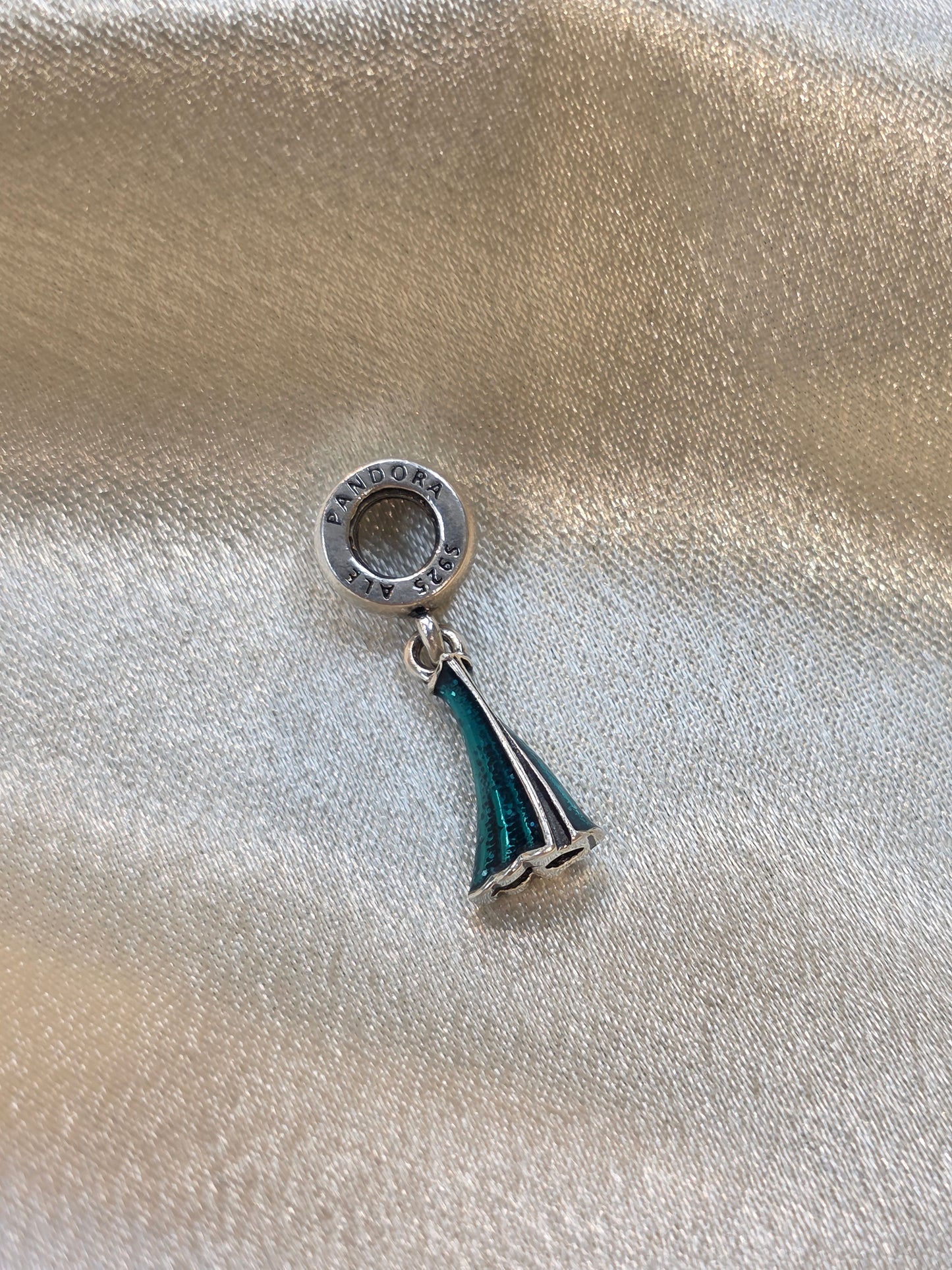 ELSA DRESS DANGLE PANDORA CHARM PC143