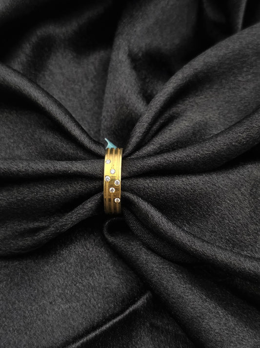 GOLDPLATED BAND SIZE 7 GR465