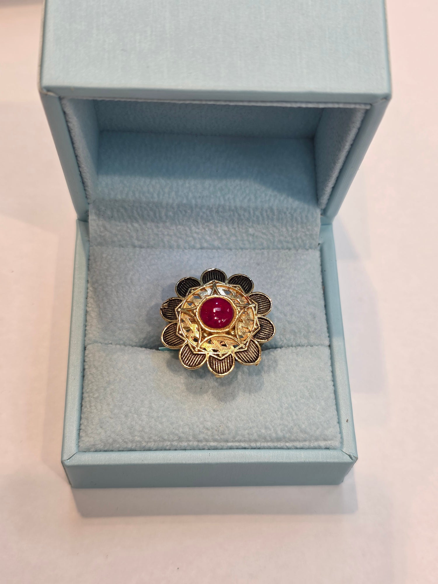 GOLD PLATED RING ADJUSTABLE