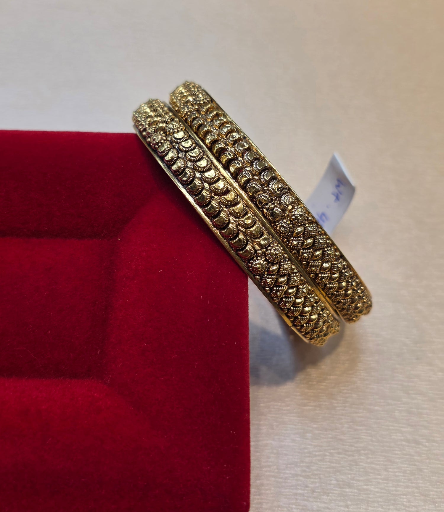 GOLD PLATED BANGLES SIZE 2.4 BG017