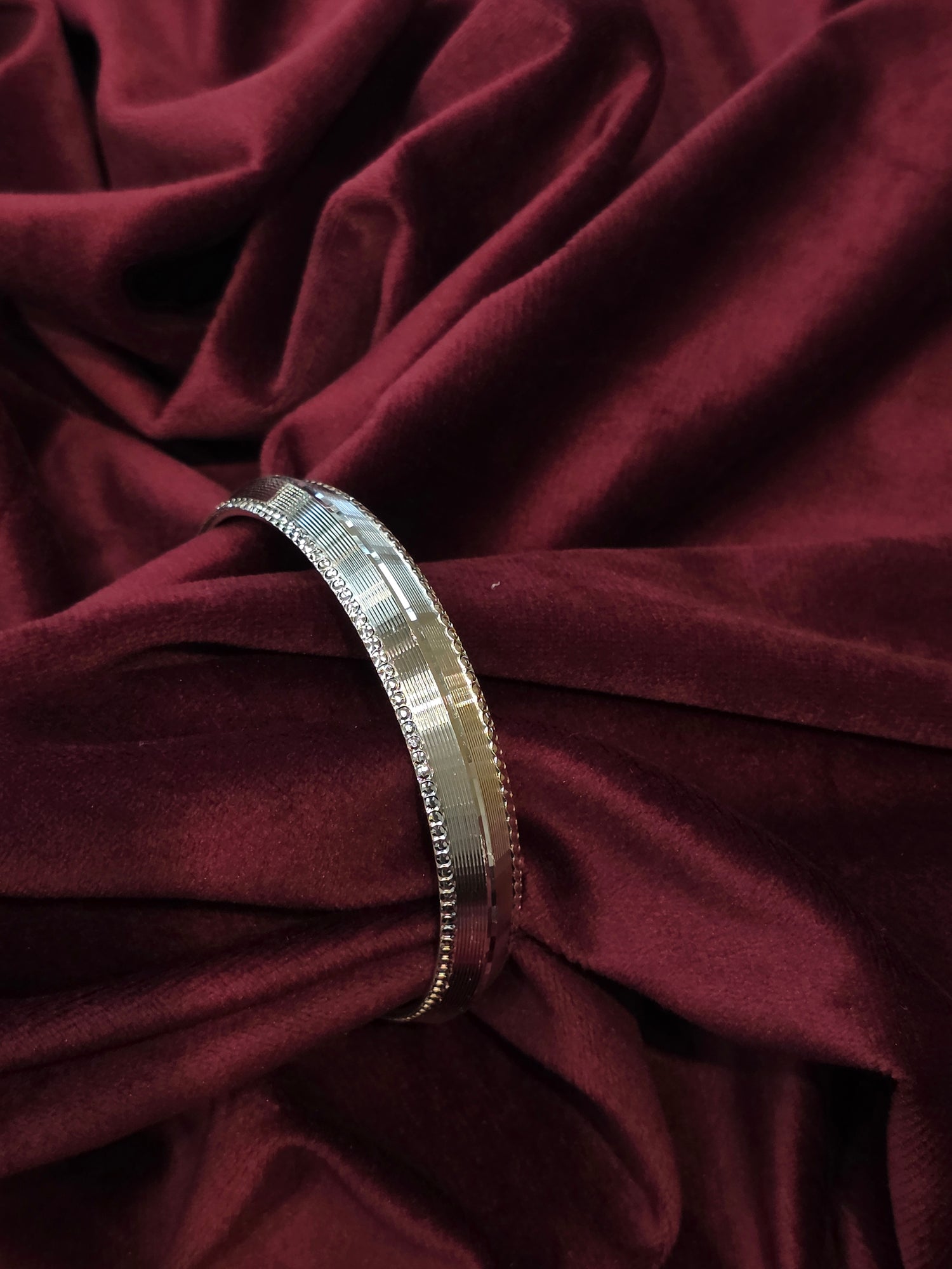 MEN SILVER KADA SIZE 2.6 BK076