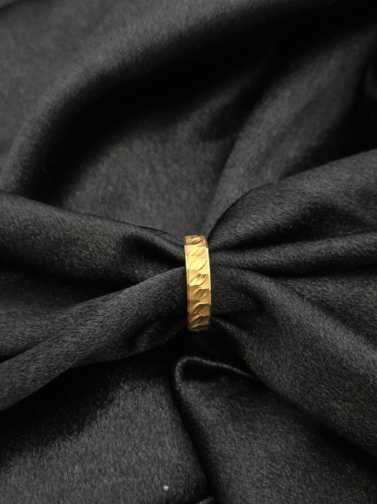 GOLDPLATED BAND SIZE 7 GR485