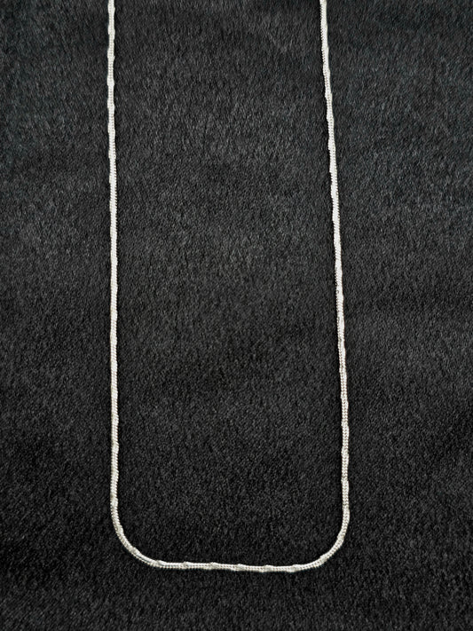 LADIES SILVER CHAIN 18INCH LC180