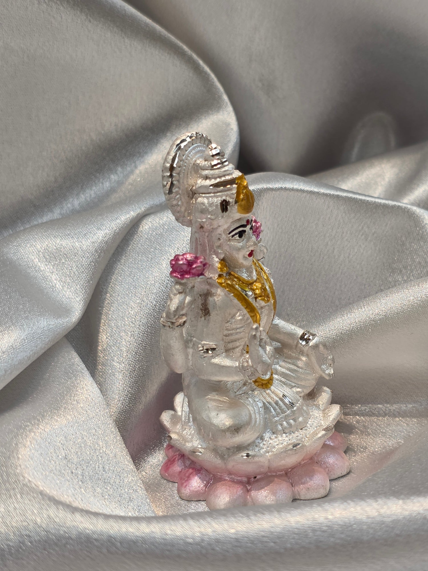 PURE SILVER LAKSHMI JI IDOL AC317