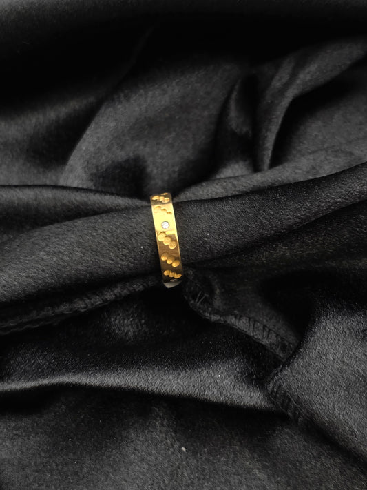 GOLDPLATED BAND SIZE 7 GR479