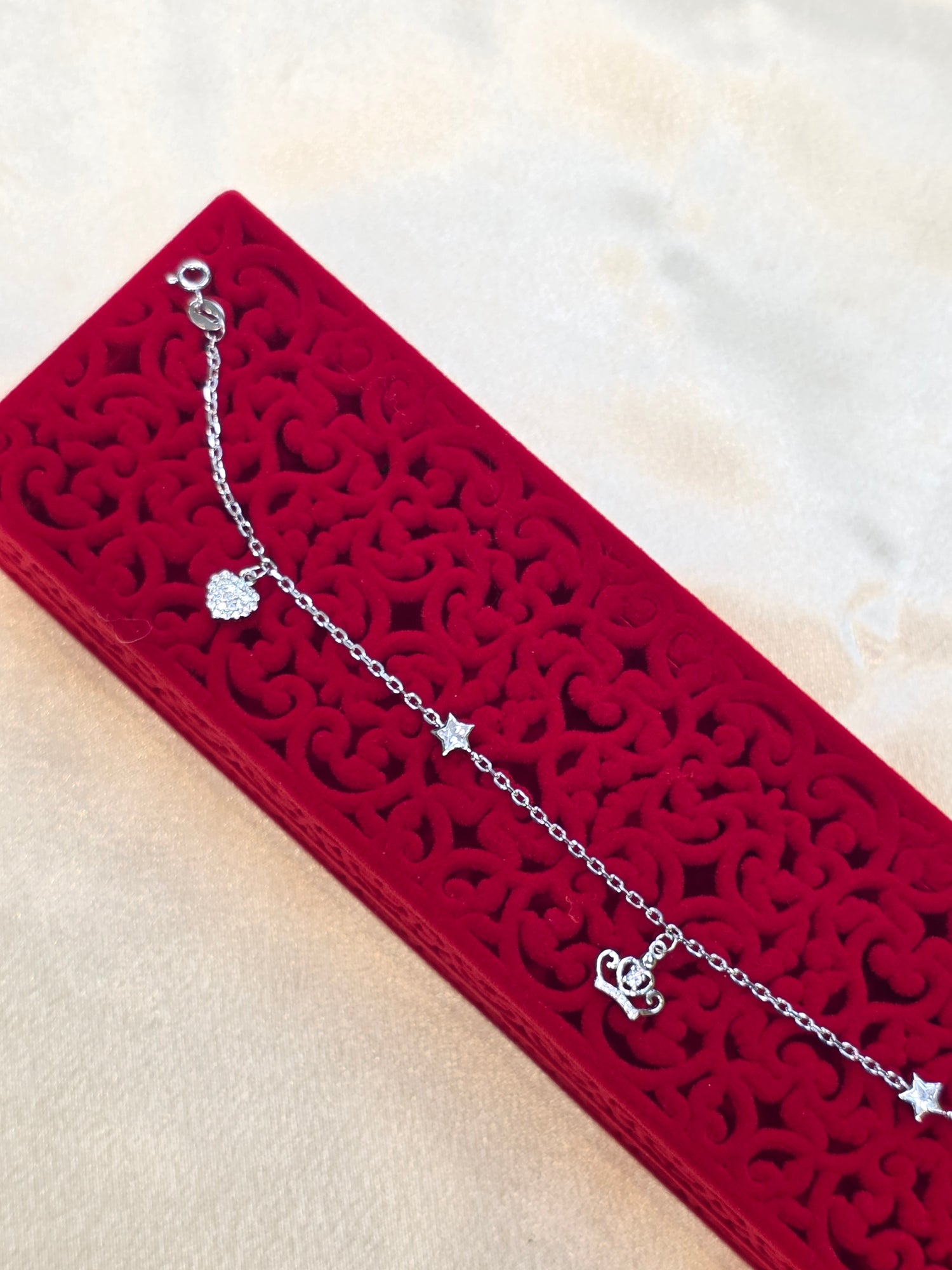 SILVER SINGLE ANKLET SA045