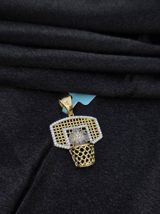 BOYS GOLD PLATED SILVER PENDANT BP007