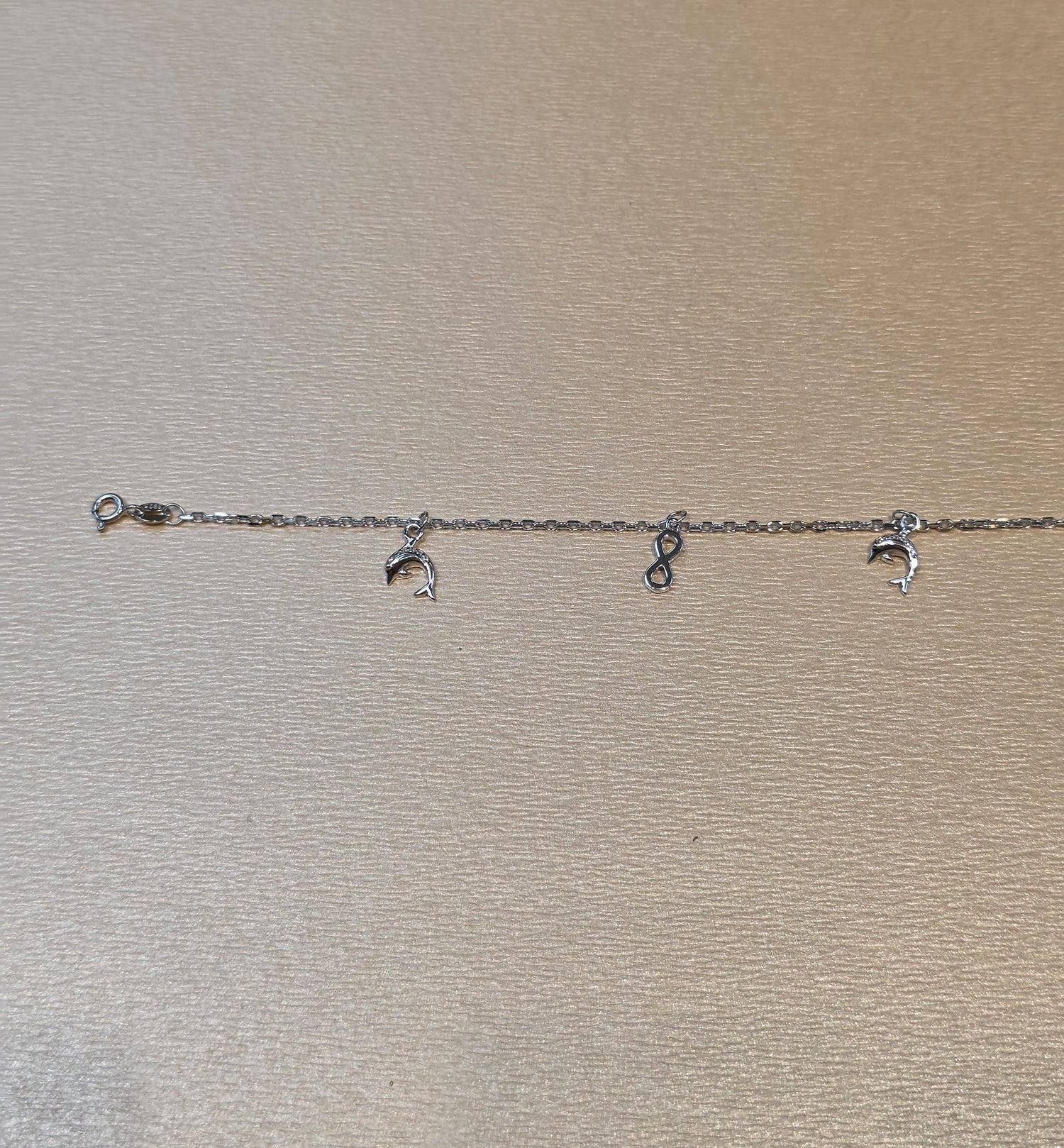 SILVER SINGLE ANKLET SA085