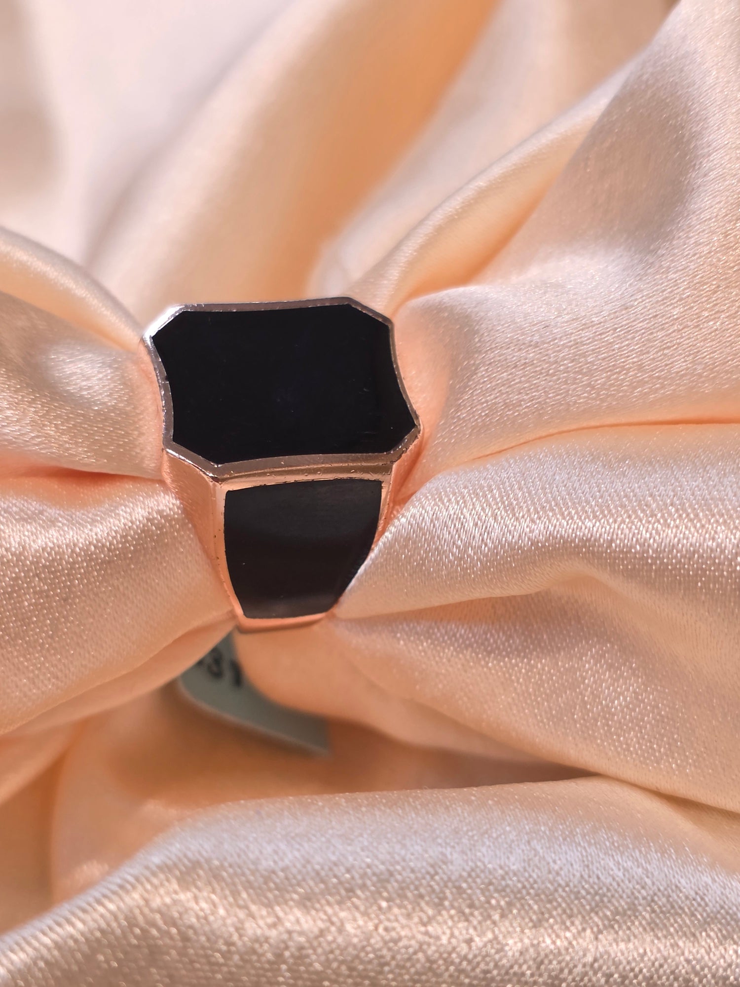 BOYS SILVER RING SIZE 10 BR031