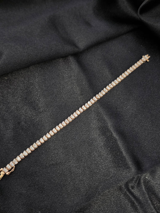 SILVER BRACELET 7.5INCH GB023