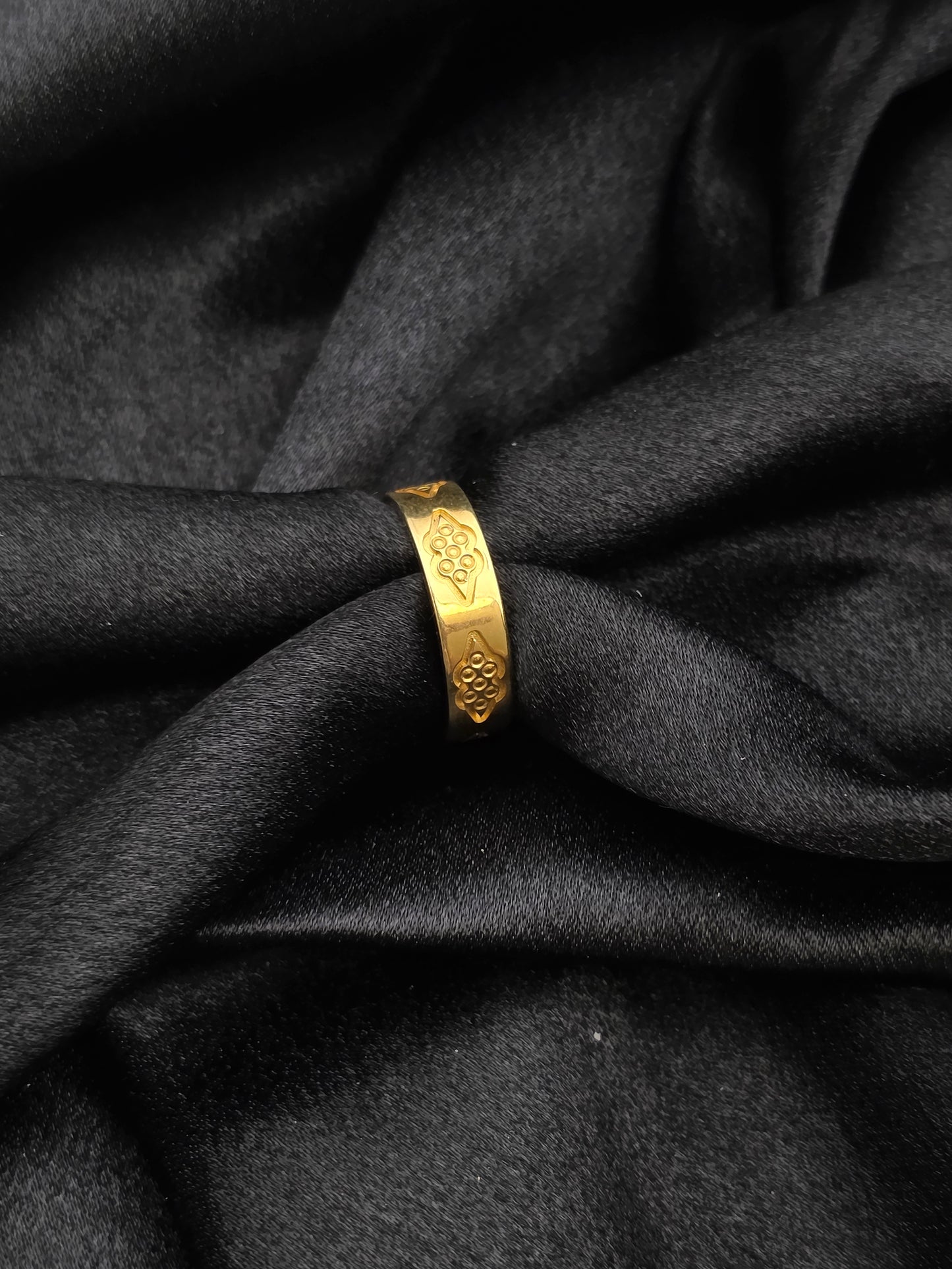 GOLDPLATED BAND SIZE 9 GR489