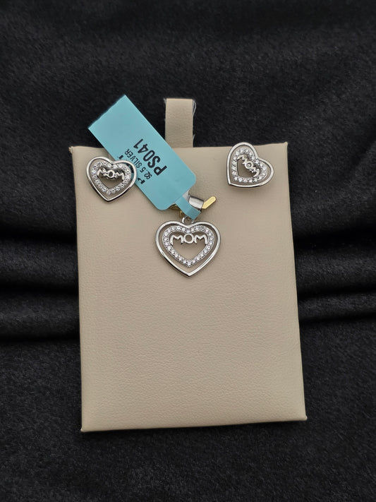 SILVER PENDANT SET PS041