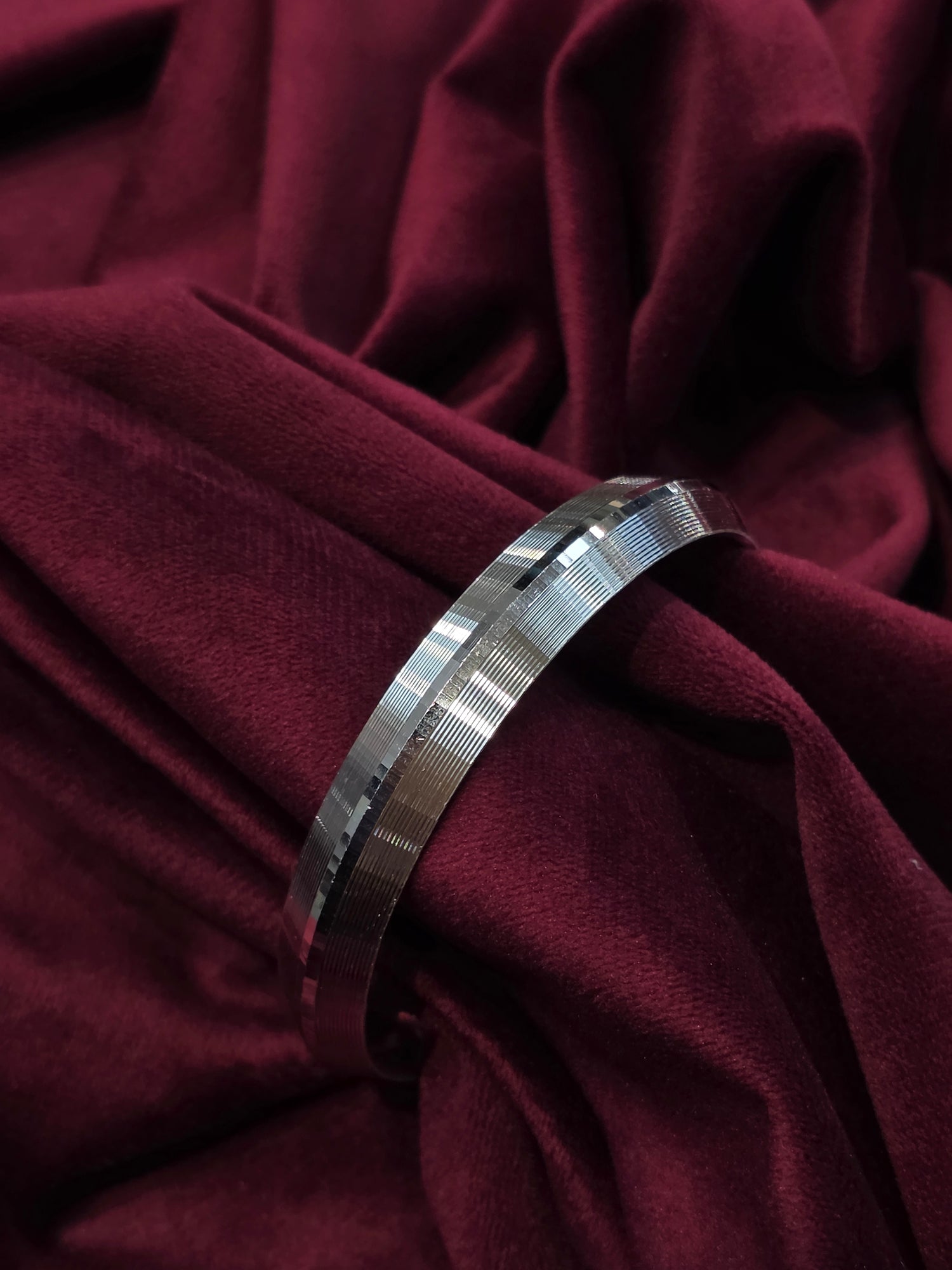 MEN SILVER KADA SIZE 2.6 BK078