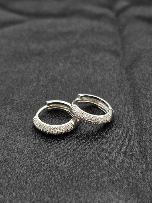 SILVER HOOPS GH092