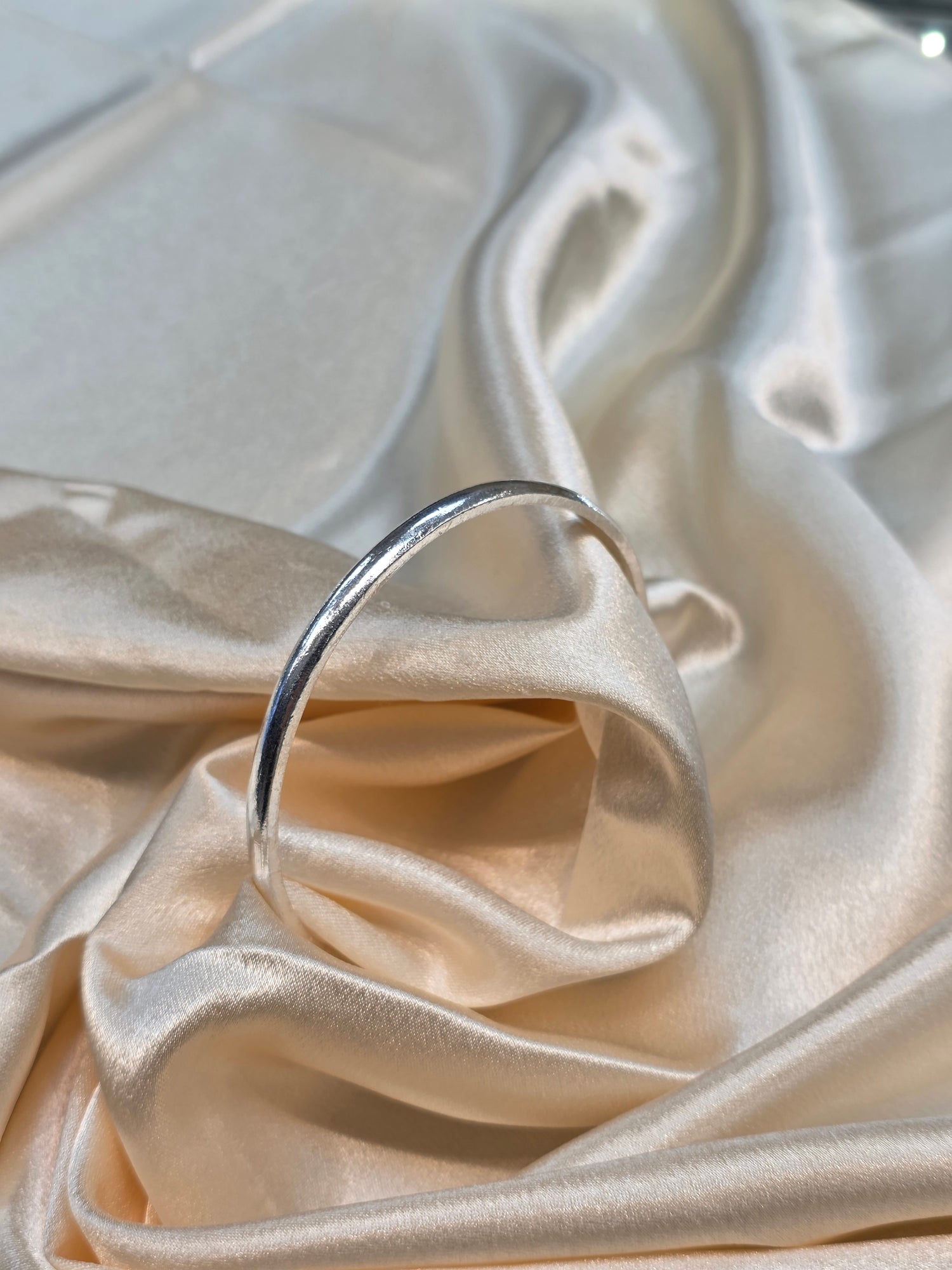 PURE SILVER PLAIN KADA SIZE 2.6 PK017