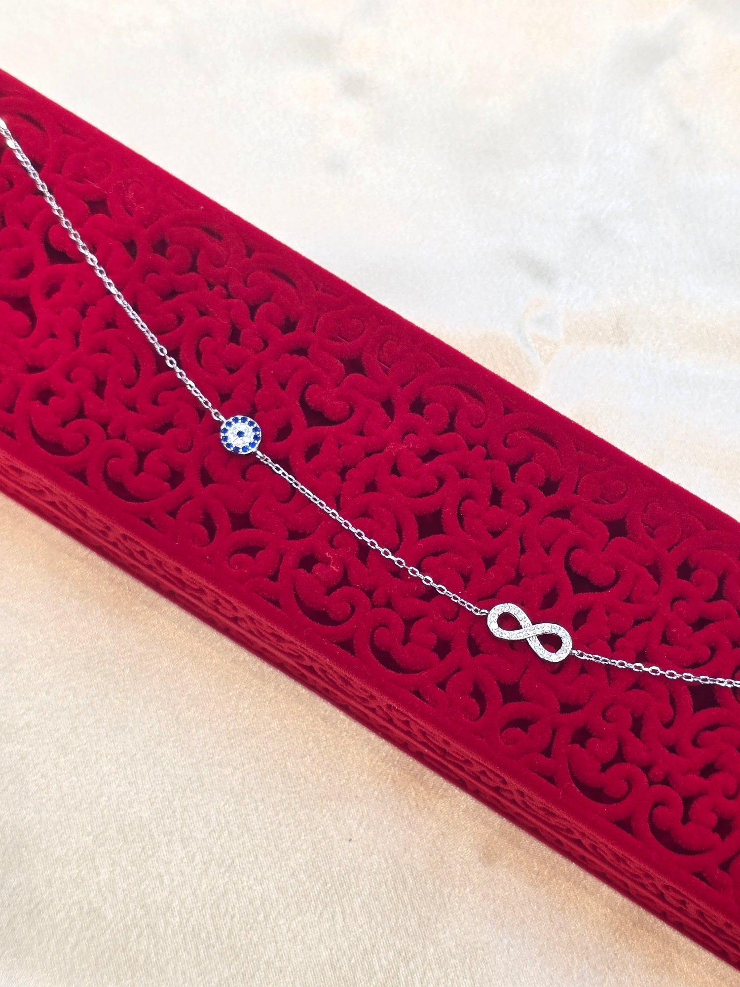 SILVER SINGLE ANKLET SA050