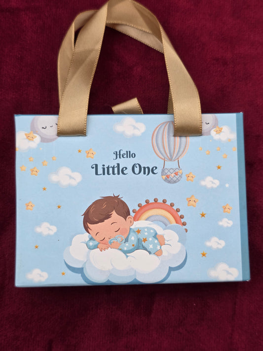 HELLO LITTLE ONE BABY SHOWER PURE SILVER COIN