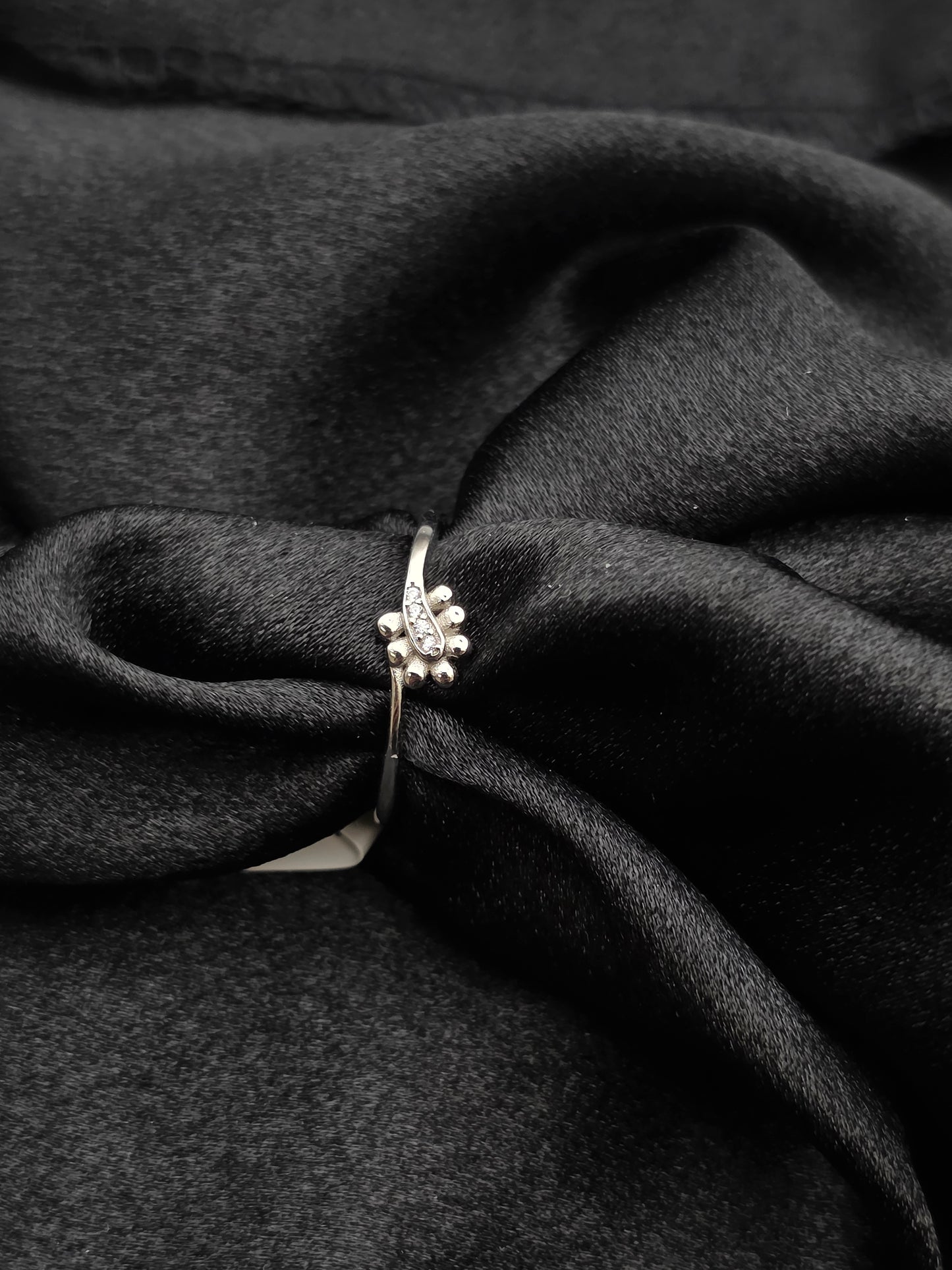 SILVER RING SIZE ADJ GR203