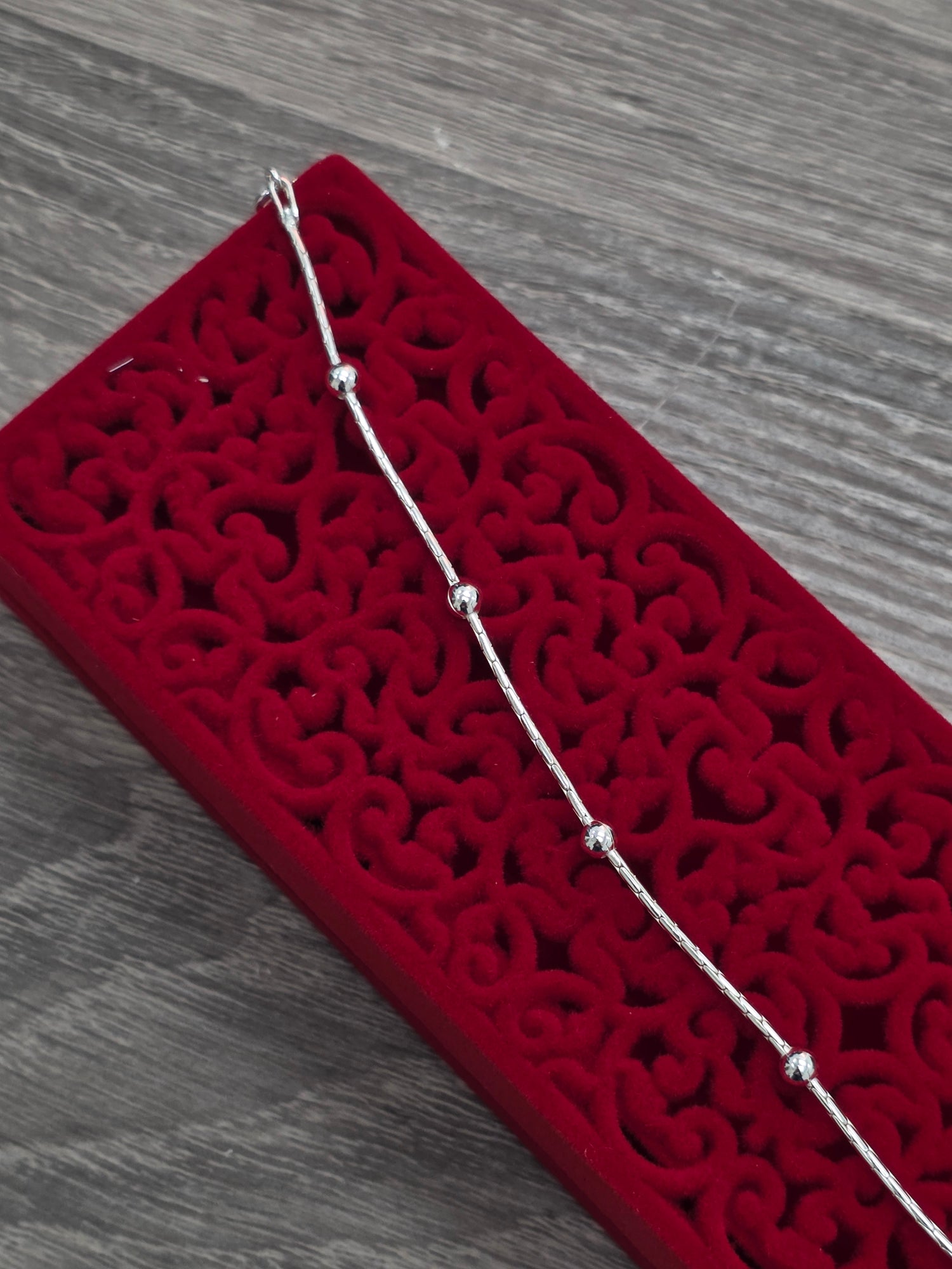 SILVER SINGLE ANKLET SA210