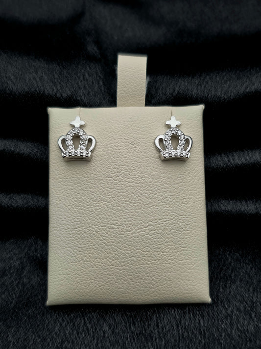SILVER EAR STUDS GE391