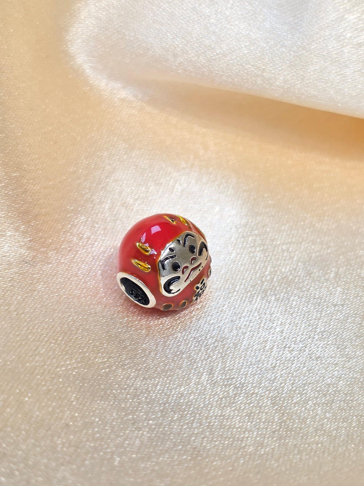 PANDORA RED DARUMA DOLL CHARM PC301