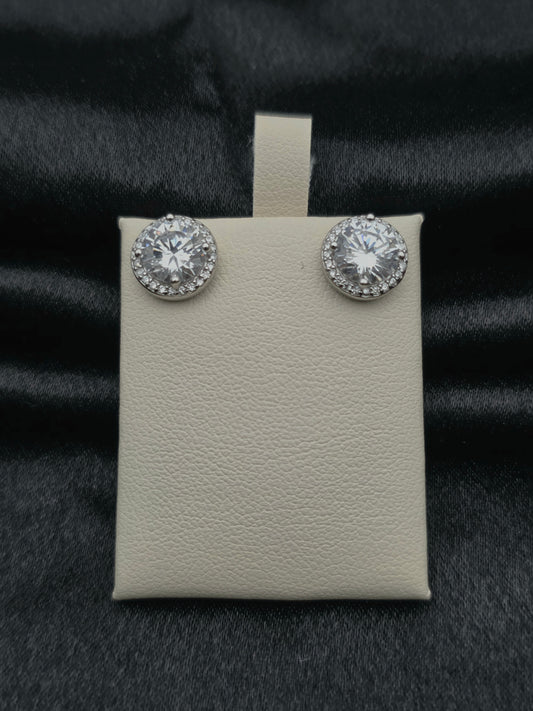 SILVER EAR STUDS GE429