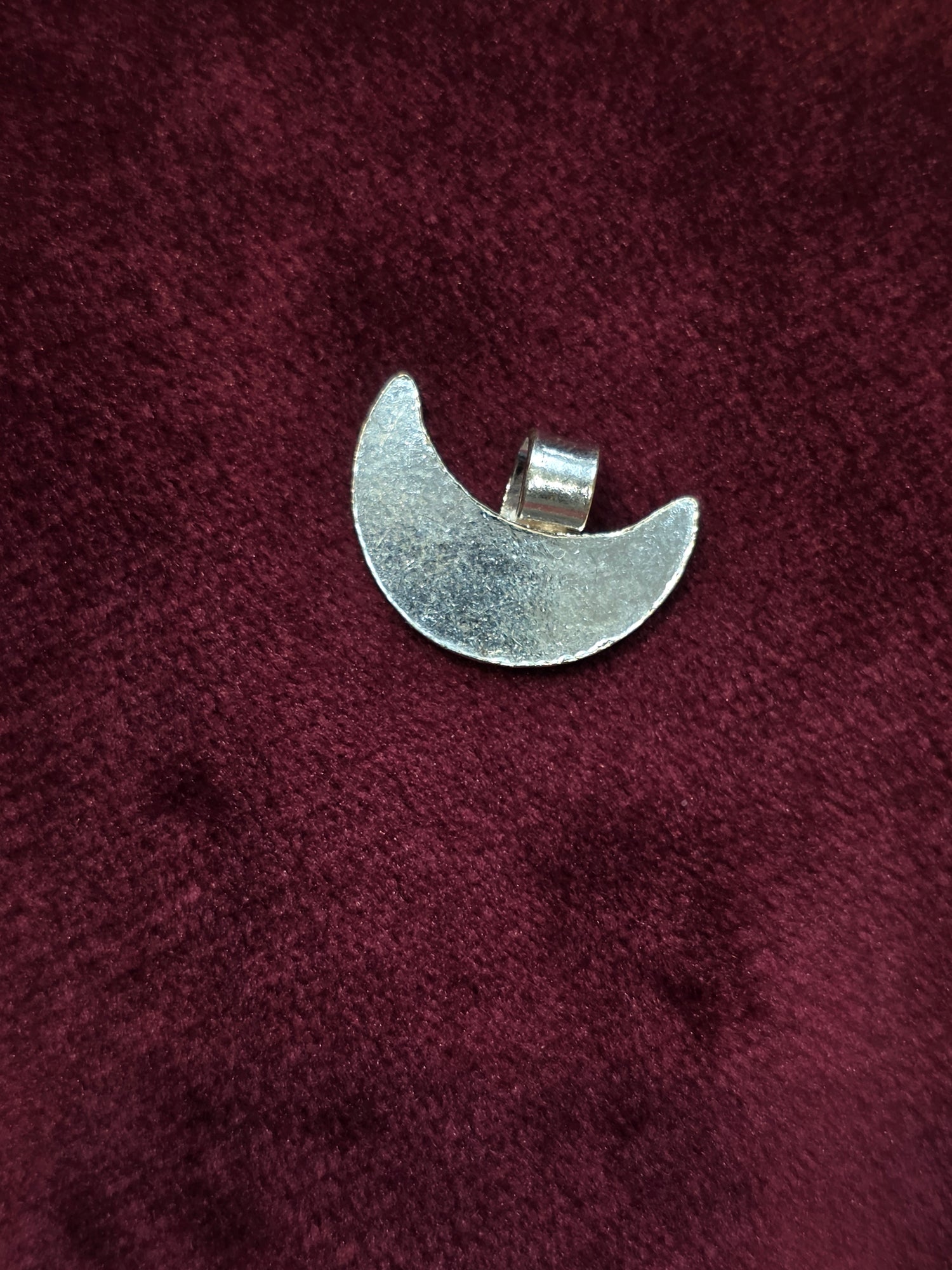 PURE SILVER HALF MOON AC098