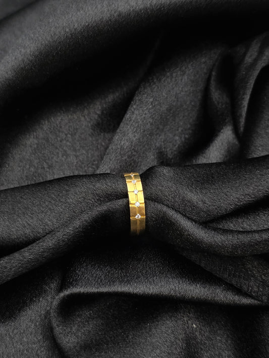 GOLDPLATED BAND SIZE 7 GR471