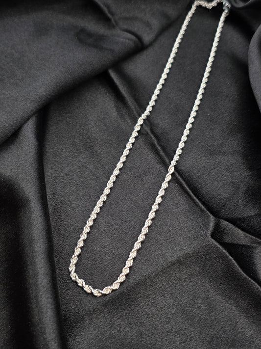 BOYS SILVER CHAIN 20INCH BC019