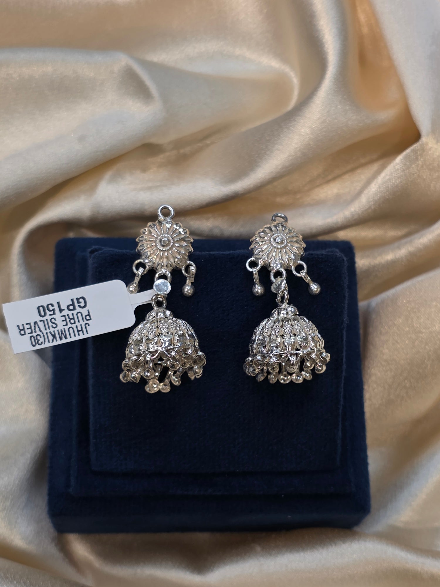 PURE SILVER JHUMKI GP150