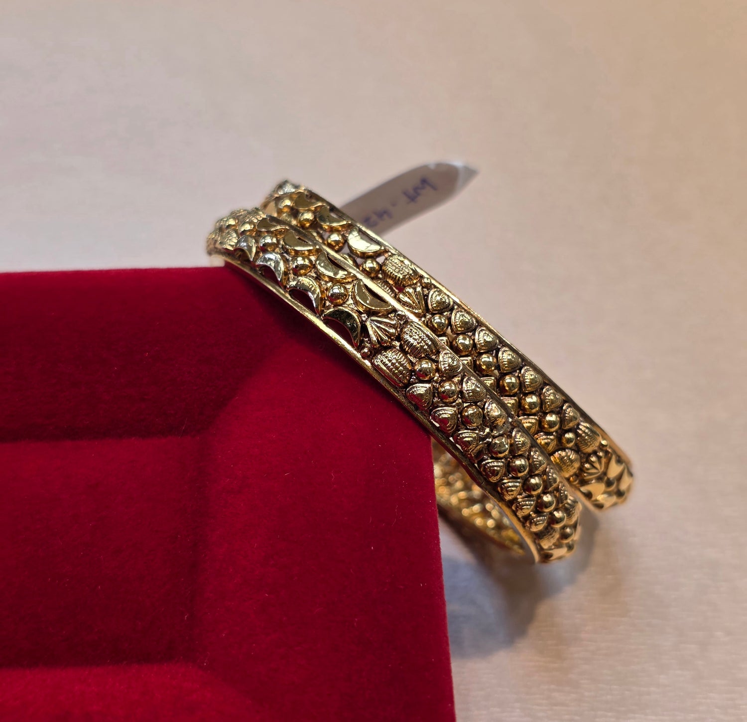 GOLD PLATED BANGLES SIZE 2.3 BG008