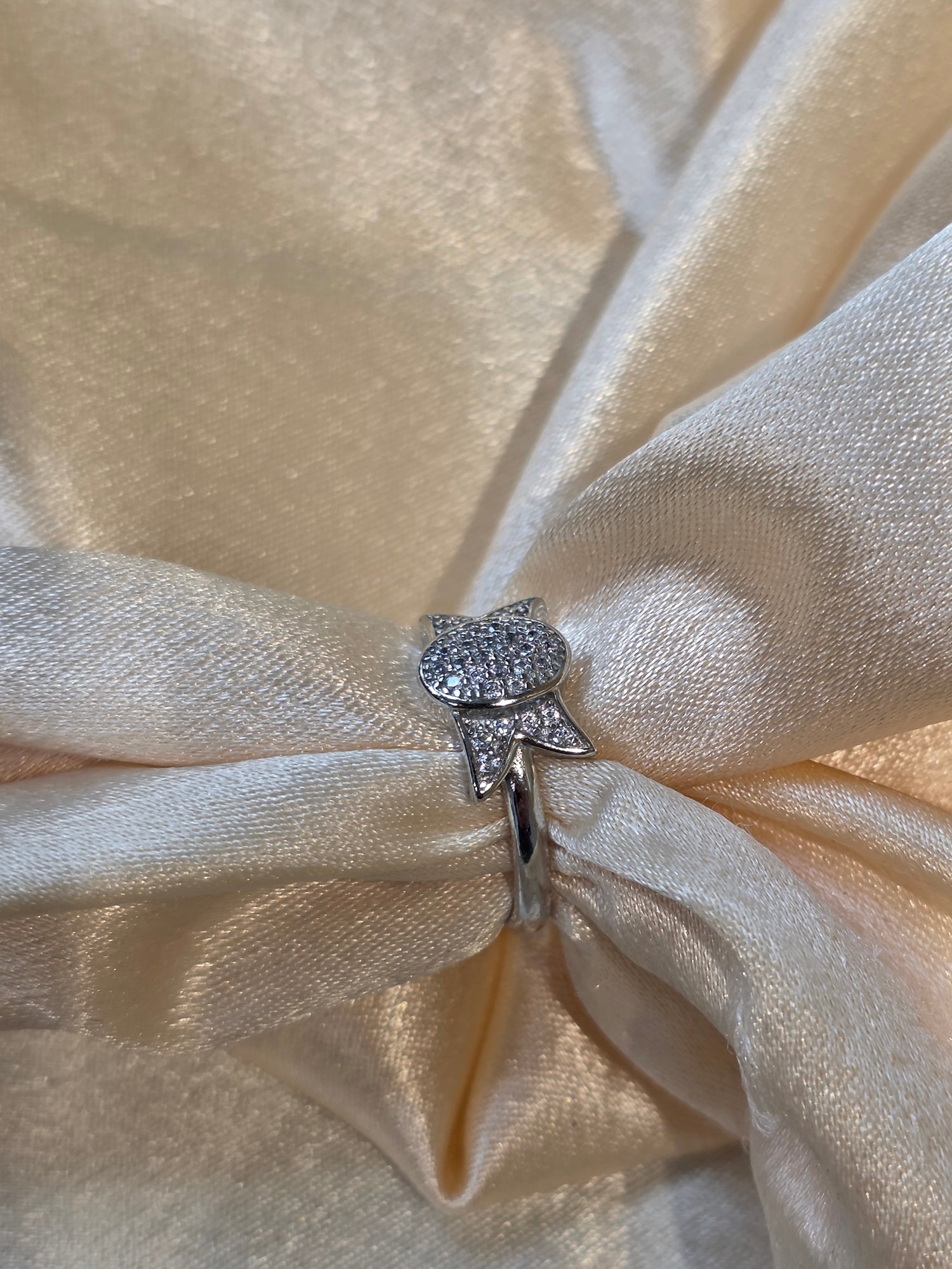 SILVER RING SIZE 6 GR637